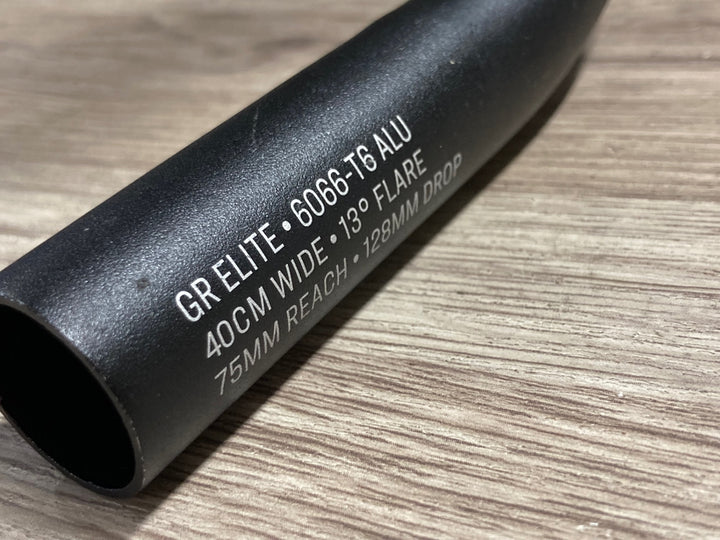 JR999 ボントレガー BONTRAGER GR ELITE アルミ ドロップハンドル 黒 400/485mm Φ31.8 13°