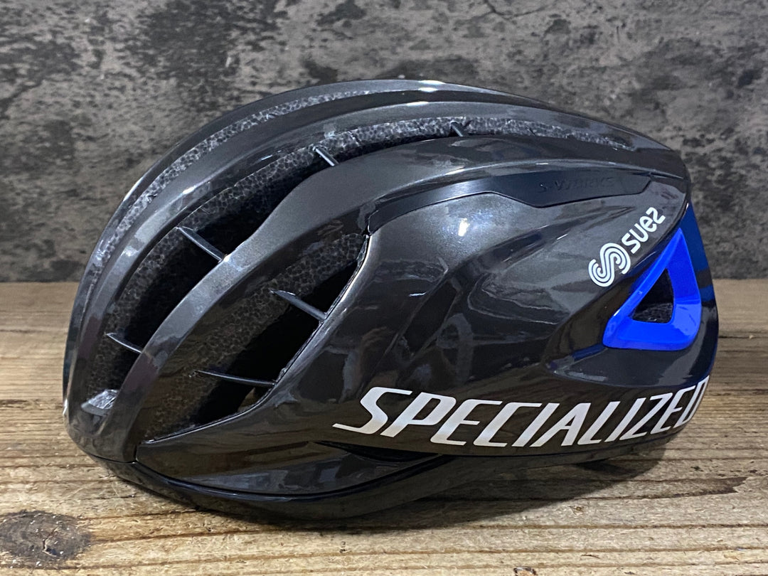 KK752 スペシャライズド SPECIALIZED プリヴェイル S-WORKS PREVAIL 3 ヘルメット L 黒青FDJ 2025/07製造