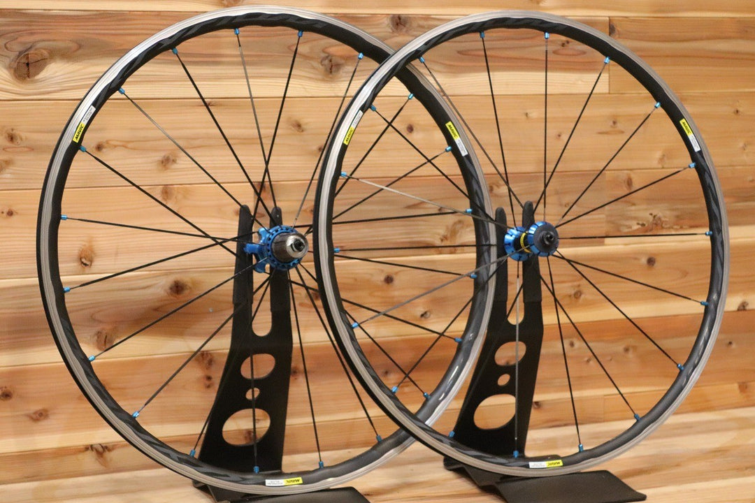 マヴィック MAVIC キシリウム エリート KSYRIUM ELITE RIM 青ハブ シマノ 11S/12S 17C アルミ クリンチャー ホイールセット 【広島店】