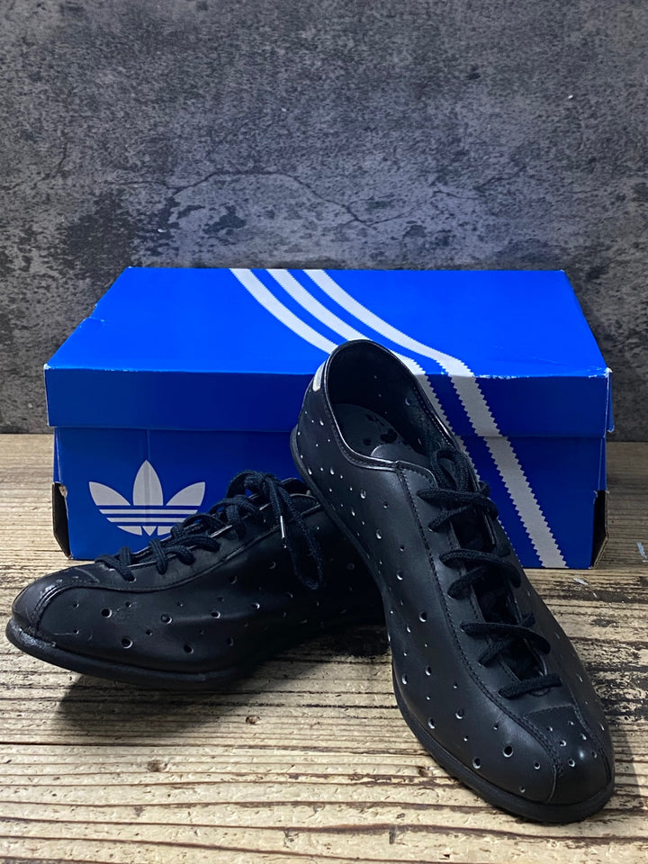 KJ386 アディダス adidas E.MERCKX SUPER ビンディングシューズ 黒 ビンテージ サイズ不明
