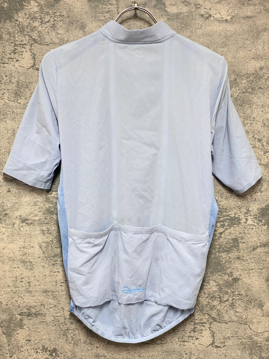 KM430 ラファ Rapha SILK JERSEY 半袖 サイクルジャージ 水色 XS