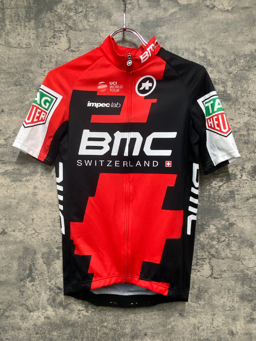 JG625 アソス assos BMC 半袖 サイクルジャージ 黒赤 S