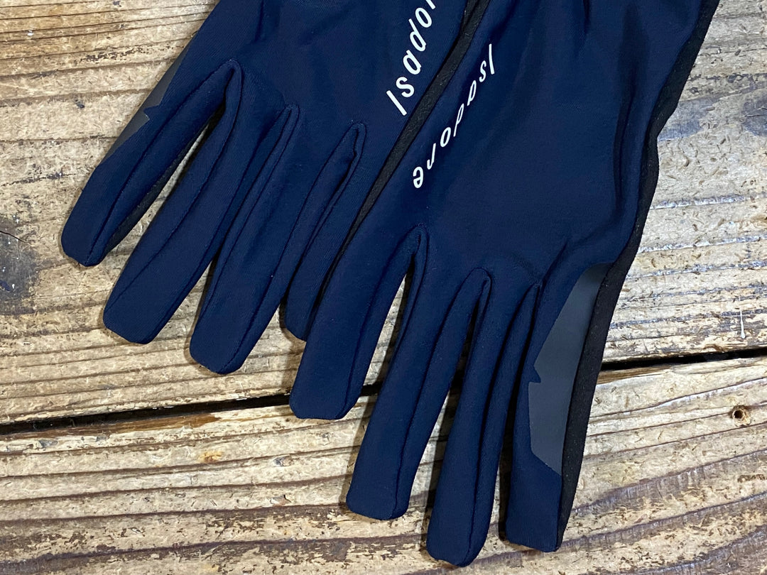 KD147 イザドア Isadore Autumn Spring Gloves 長指 グローブ 紺 XL 裏起毛 未使用