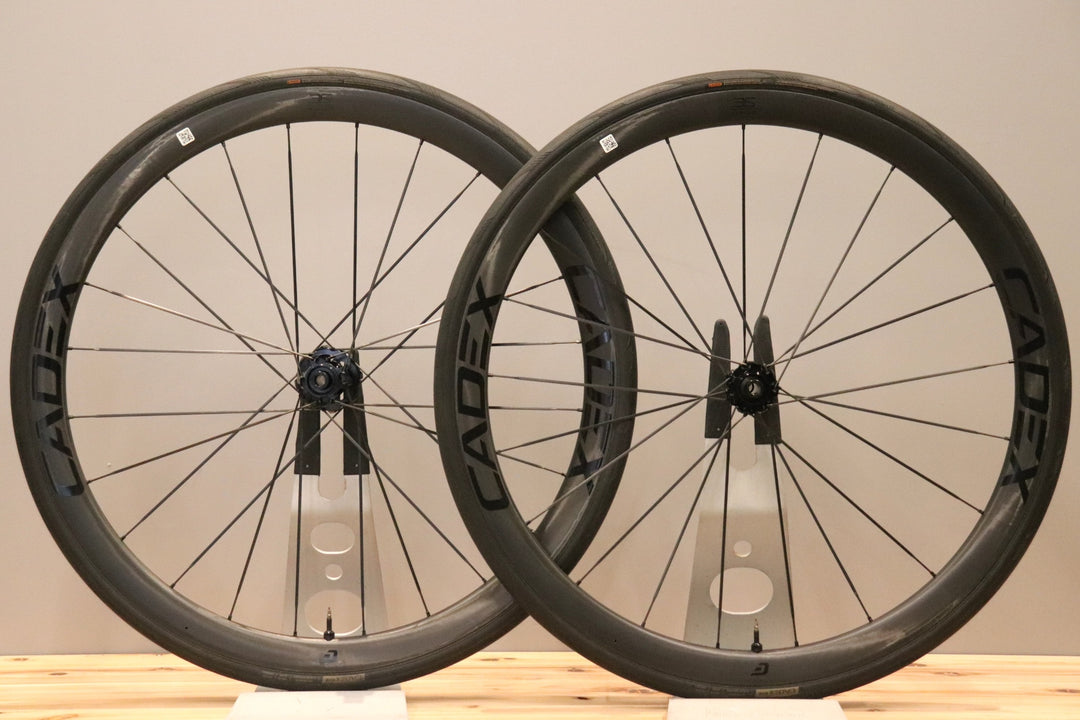 訳アリ カデックス CADEX 36 DISC TUBELESS カーボン チューブレスレディ ディスク ホイールセット シマノ11S/12S フックレス 【仙台店】