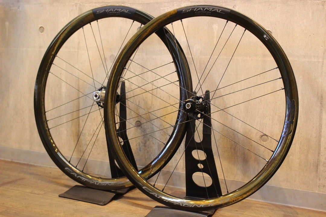 カンパニョーロ CAMPAGNOLO シャマル カーボン SHAMAL CARBON DB カーボン チューブレス ホイールセット カンパ N3W 11/12/13S 21C【名古屋店】