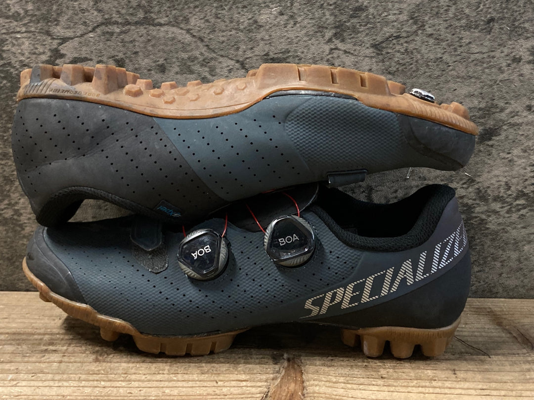 KF055 スペシャライズド SPECIALIZED レーコン Recon 3.0 ビンディングシューズ 2穴 黒 EU42 ※インソール欠品