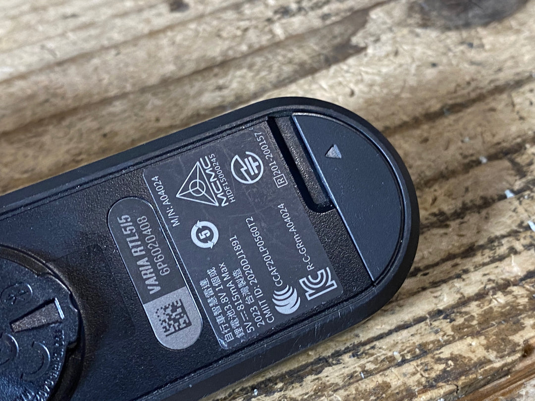 JO401 ガーミン GARMIN VARIA RTL515 レーダー リアライト ※動作確認済