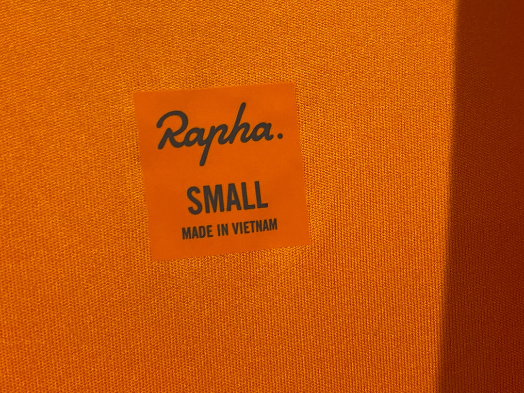 JS592 ラファ Rapha PRO TEAM TRAINING JERSEY 半袖 サイクルジャージ オレンジ S