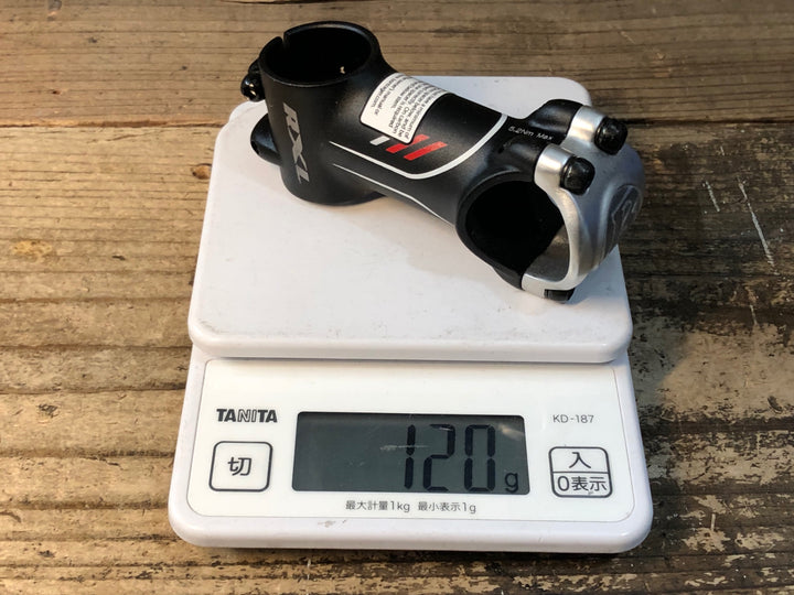 JR050 ボントレガー BONTRAGER RXL アルミステム 黒 75mm Φ31.8 OS 7°