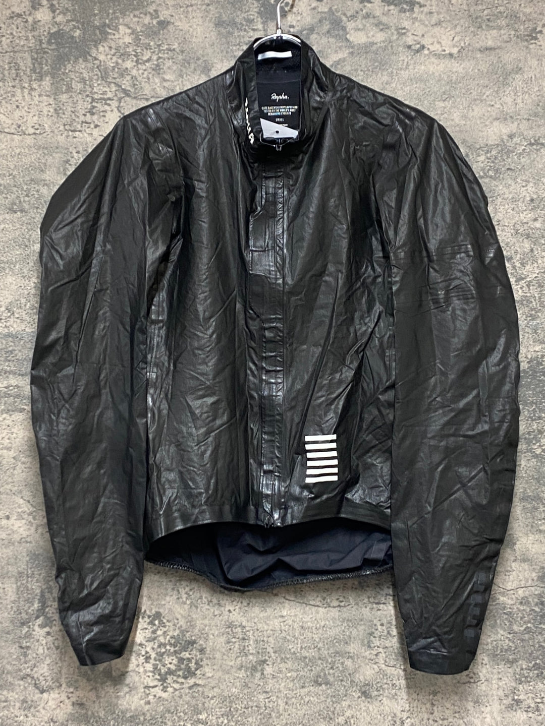 KR570 ラファ Rapha PRO TEAM LIGHTWEIGHT GORE-TEX JACKET 長袖 サイクルジャケット 黒 S ※ジッパー引手破損