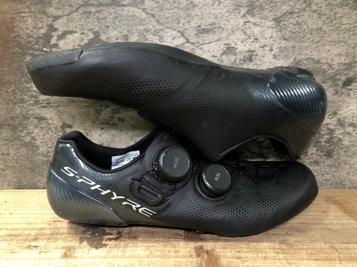 JN907 シマノ SHIMANO SH-RC903 ビンディングシューズ SPD-SL EU38 黒 ※ソール傷