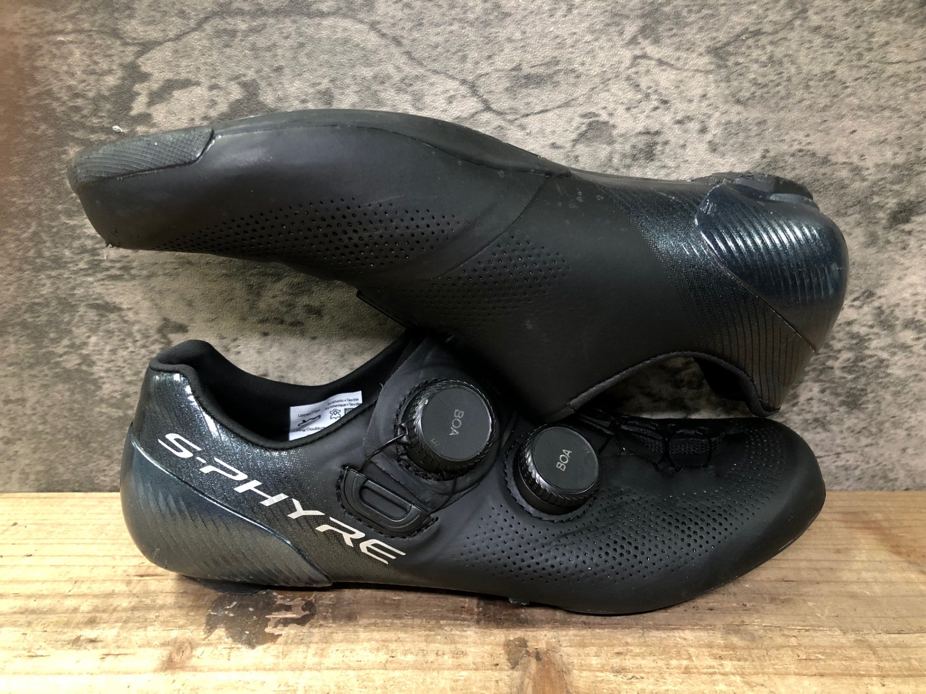 JN907 シマノ SHIMANO SH-RC903 ビンディングシューズ SPD-SL EU38 黒