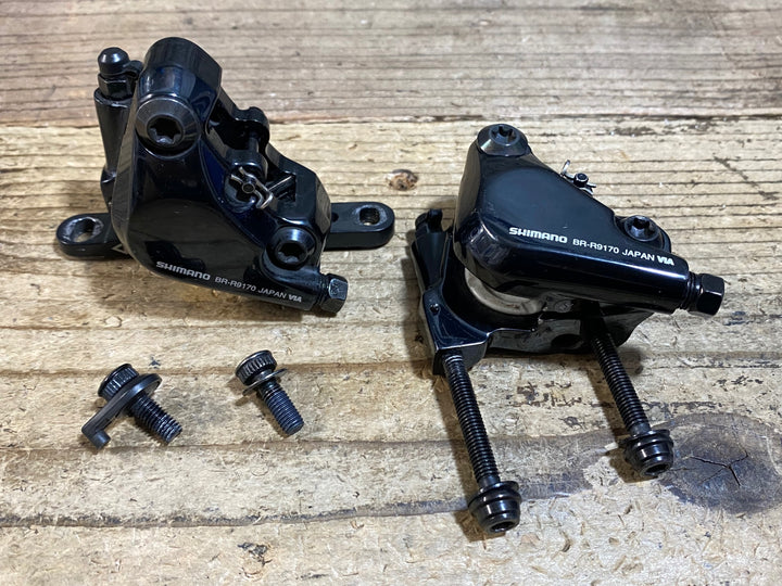 KD051 シマノ SHIMANO デュラエース DURA-ACE BR-R9170 ディスクブレーキ 前後セット 油圧