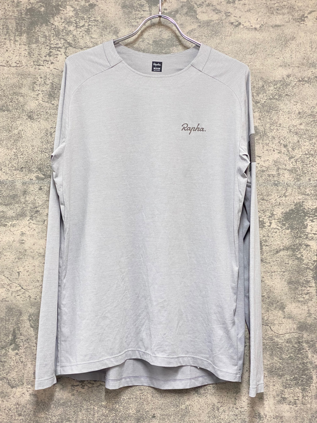 KA630 ラファ Rapha TRAIL LONG SLEEVE TECHNICAL T-SHIRT 長袖 Tシャツ グレー M