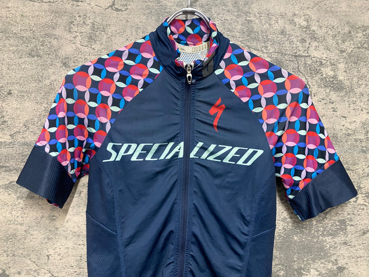 JV434 スペシャライズド SPECIALIZED 半袖 サイクルジャージ ネイビー XS