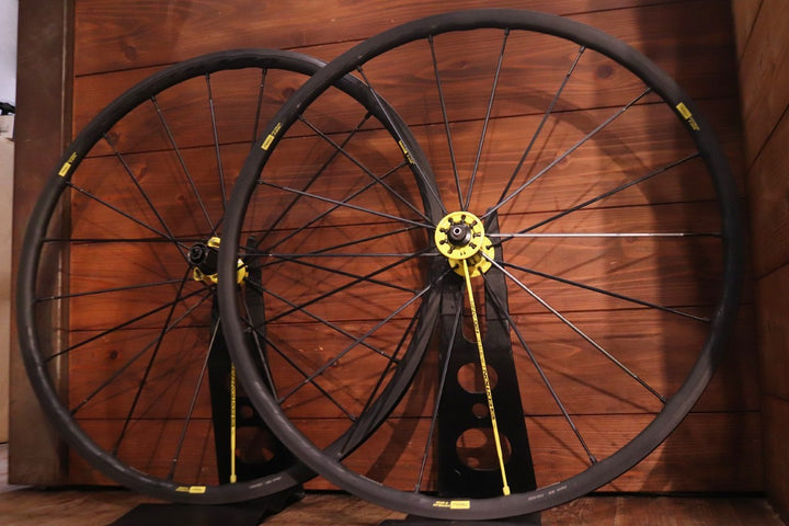 マビック MAVIC キシリウム KSYRIUM 125 アルミ クリンチャー ホイールセット カンパ 11S/12S ナローリム 15C 【東京南麻布店】