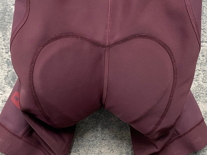 JD991 ラファ Rapha PRO TEAM WINTER BIB SHORTS ビブショーツ 赤 M 裏起毛
