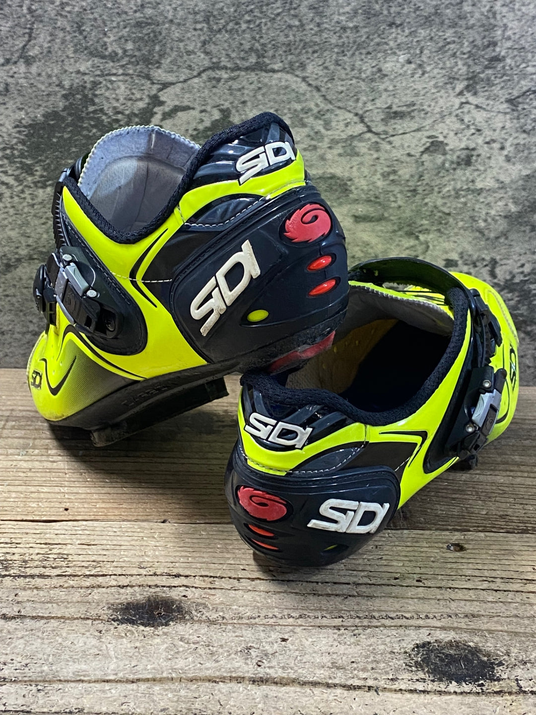 KF664 シディ SIDI カオス KAOS ビンディングシューズ 3穴 黄色 EU43