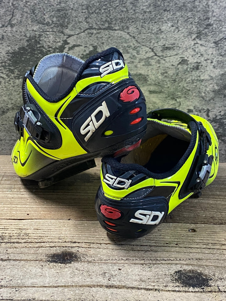 KF664 シディ SIDI カオス KAOS ビンディングシューズ 3穴 黄色 EU43