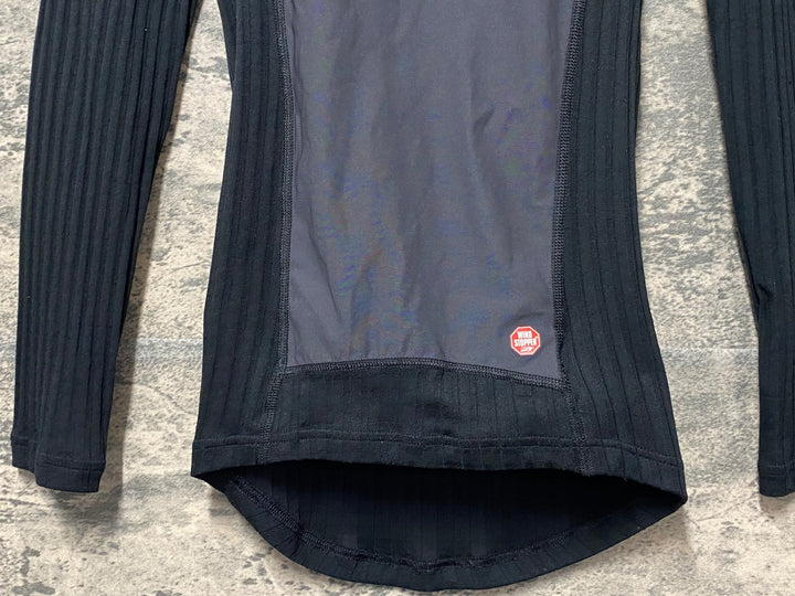 KH115 クラフト CRAFT 長袖 ベースレイヤー グレー 黒 S GORE WINDSTOPPER