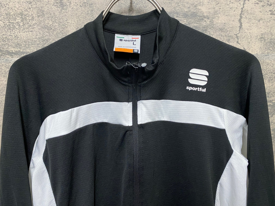 KB803 スポーツフル sportful 長袖 サイクルジャージ 黒 L