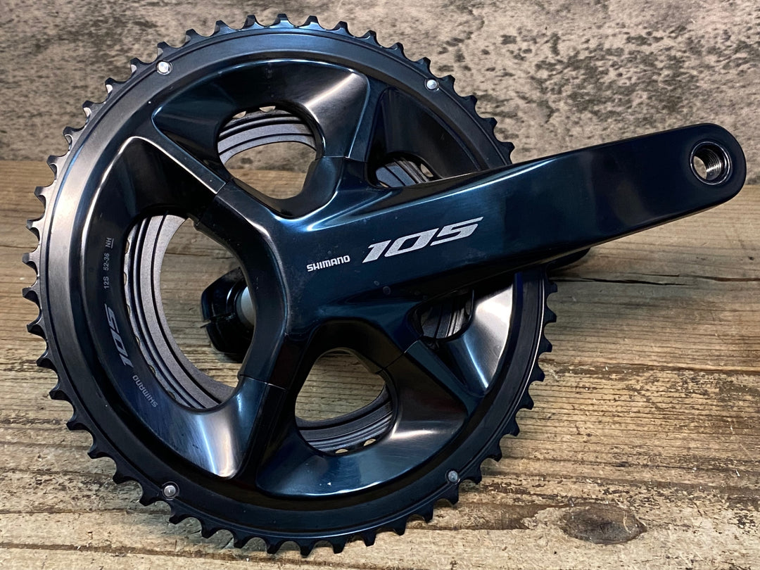 JJ340 シマノ SHIMANO 105 FC-R7100 クランクセット 52/36T 172.5mm ※クランク取り付けボルト欠品