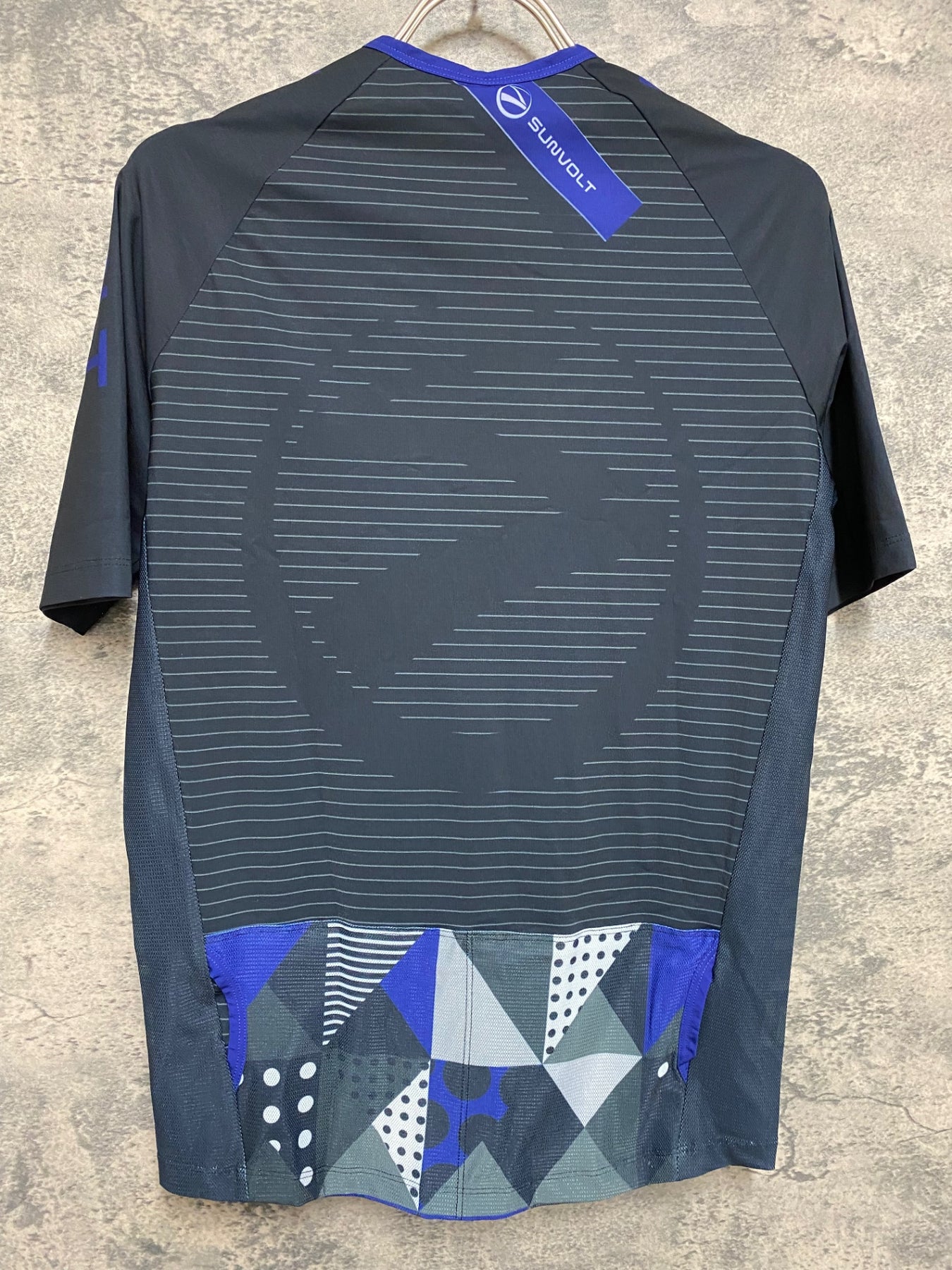 JO578 サンボルト SUNVOLT 半袖 サイクルジャージ 青 黒 XL – BICI