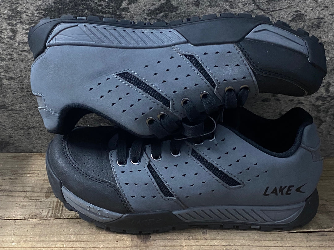 KL099 レイク LAKE MX169 ビンディングシューズ 2穴 グレー EU39 ※汚れ