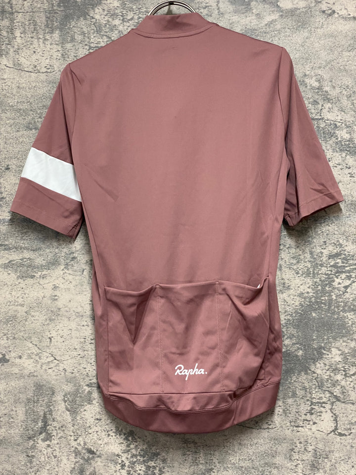 JZ017 ラファ Rapha CORE JERSEY 半袖 サイクルジャージ 紫 S