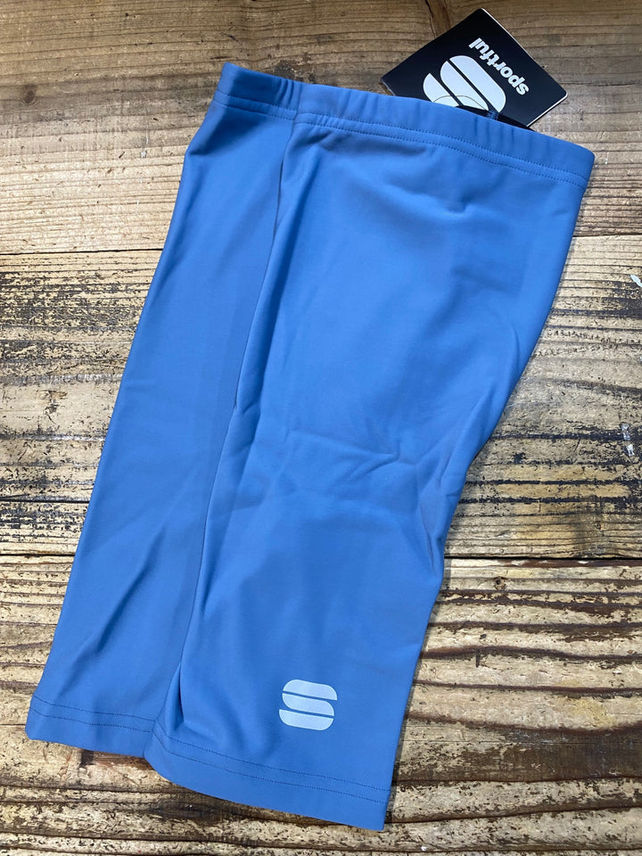 KJ844 スポーツフル sportful knee warmers 裏起毛 ニーウォーマー 青 L