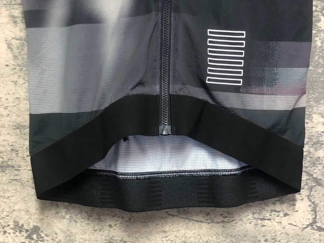 KM231 ラファ Rapha SUPER LIGHTWEIGHT JERSEY 半袖 サイクルジャージ 黒ピンク S ほつれ