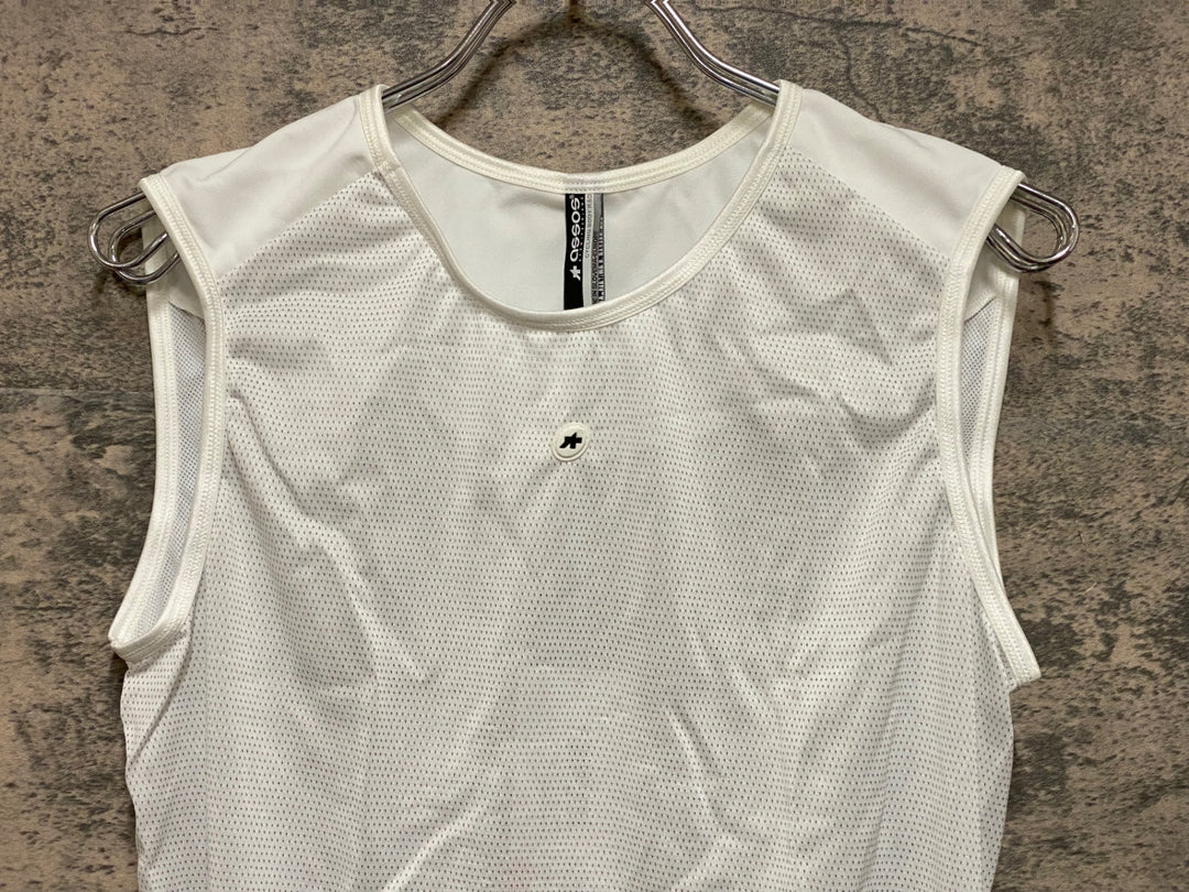JQ346 アソス ASSOS hot Summer Later active ベースレイヤー 白 M
