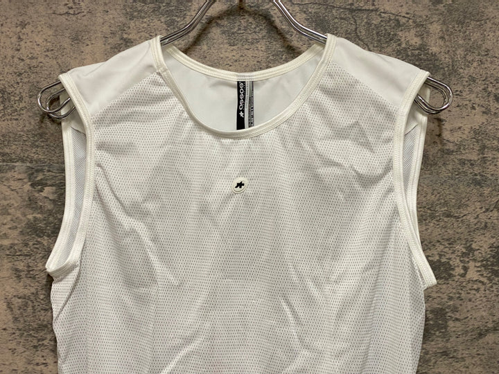 JQ346 アソス ASSOS hot Summer Later active ベースレイヤー 白 M