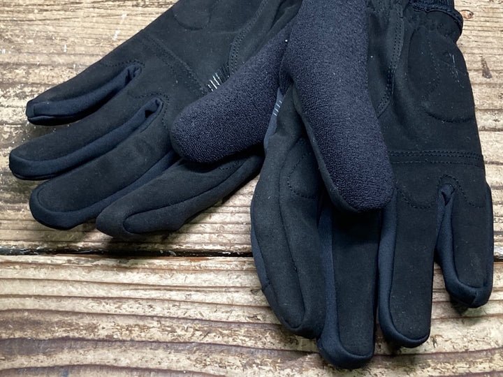 JJ827 シマノ SHIMANO 長指 グローブ 黒 L 裏起毛 GORE-TEX INFINIUM