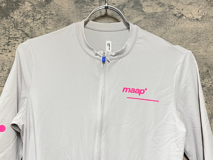KI311 マープ MAAP TRAINING JERSEY 半袖 サイクルジャージ グレー S