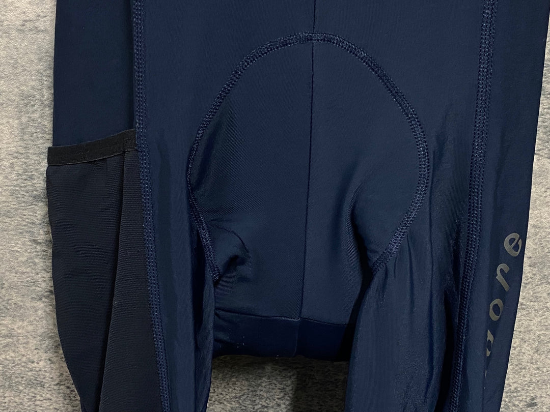 KD150 イザドア Isadore SIGNATURE THERMAL TIGHTS カーゴ ビブタイツ 紺 L 裏起毛 ※パットあたり