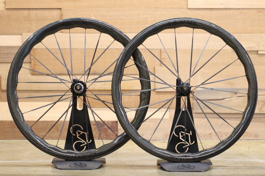 エリートホイールズ ELITE WHEELS ドライブ ヘリックス DRIVE HELIX 46D CS カーボン チューブレスレディ ホイールセット シマノ 12/11S 【立川店】