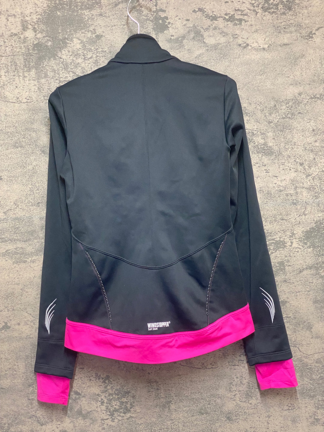 KM978 ゴアバイクウェア GORE BIKE WEAR 長袖 サイクルジャケット 黒 ASIA S レディース GORE WINDSTOPPER