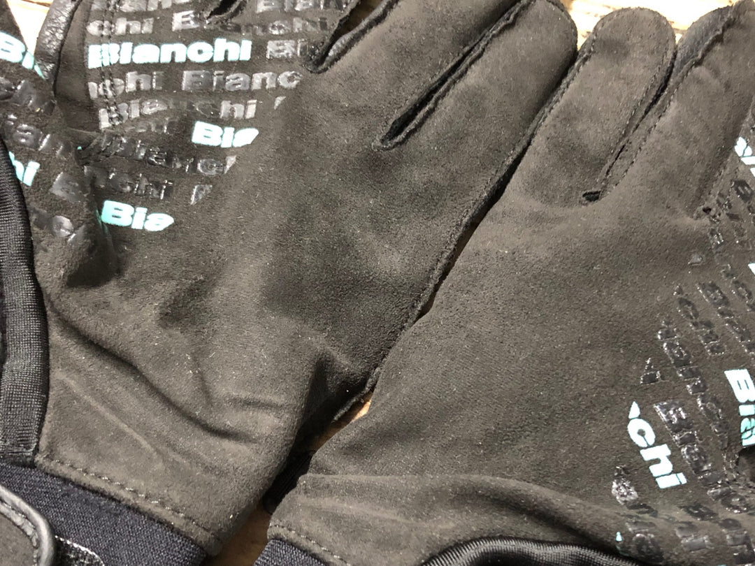 KK098 ビアンキ Bianchi 長指 ウィンターグローブ チェレステ M
