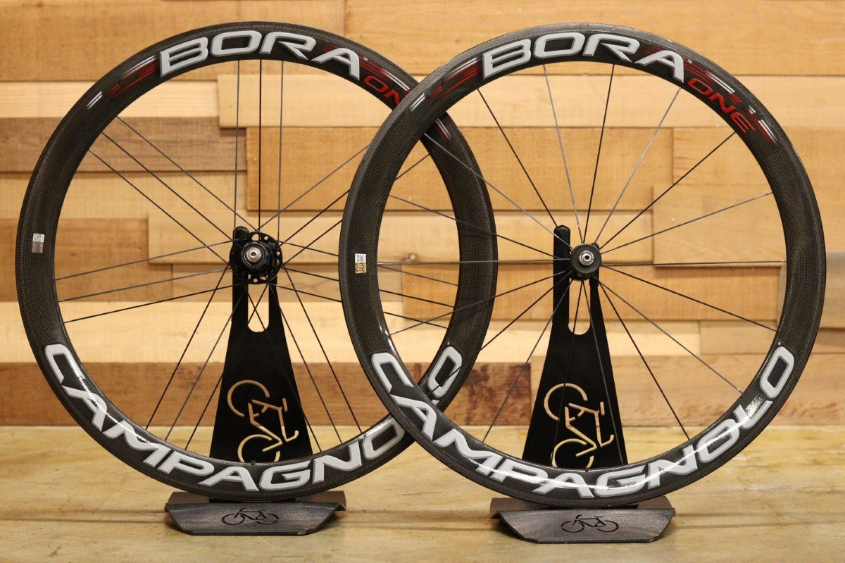 カンパニョーロ Campagnolo ボーラワン BORA ONE 50 シマノ12/11S カーボン チューブラー ホイールセット ナローリム  【立川店】