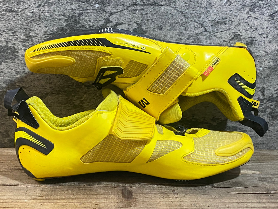 KC521 マヴィック MAVIC TRI HELIUM ビンディングシューズ 黄色 EU42 2/3