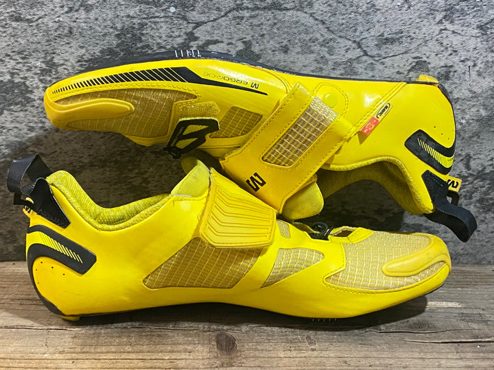 KC521 マヴィック MAVIC TRI HELIUM ビンディングシューズ 黄色 EU42 2/3