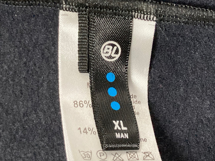 KG461 バイシクルライン BICYCLE LINE ビブショーツ 黒 XL 裏起毛