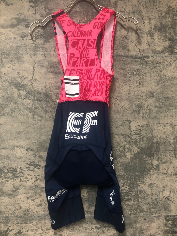 JE199 ラファ Rapha EF EDUCATION FIRST WOMEN'S PRO TEAM BIB SHORTS ビブショーツ ネイビー パープル レディース XXS