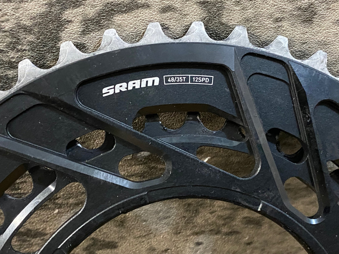 KK958 スラム SRAM フォース FORCE AXS THREAD MOUNT CHAINRING 2X E1 チェーンリング 50/37T