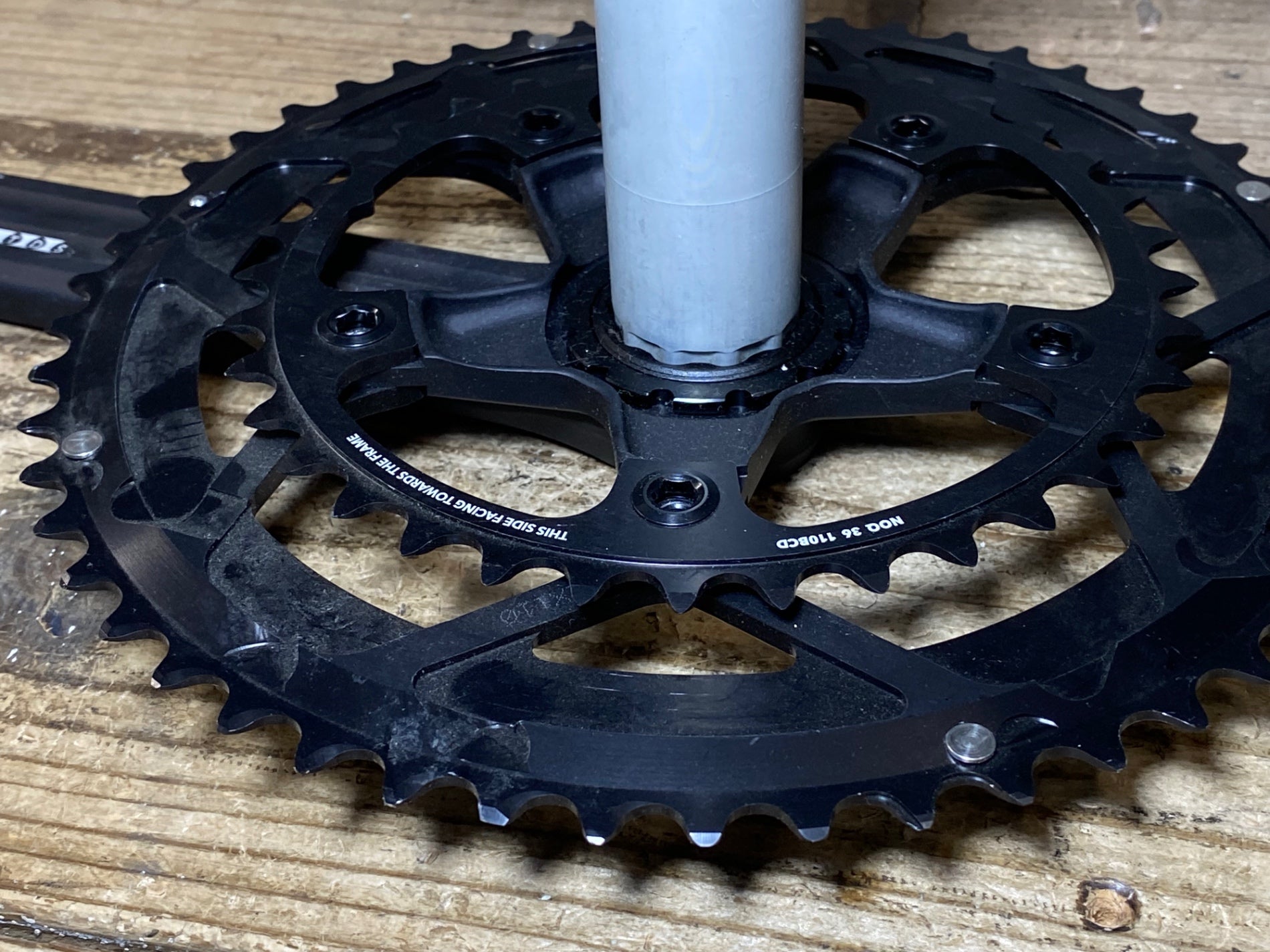 JS250 ローター ROTOR 3D 30 クランクセット 172.5mm noQ 52/36T