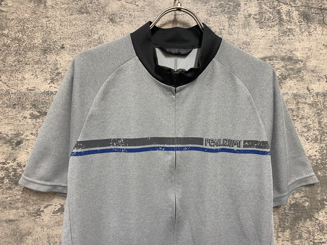JZ198 パールイズミ PEARL iZUMi 半袖 サイクルジャージ グレー L