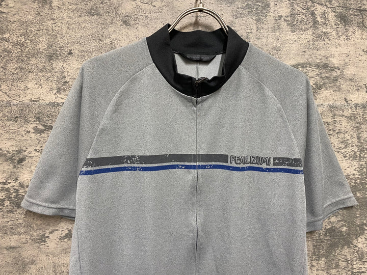 JZ198 パールイズミ PEARL iZUMi 半袖 サイクルジャージ グレー L