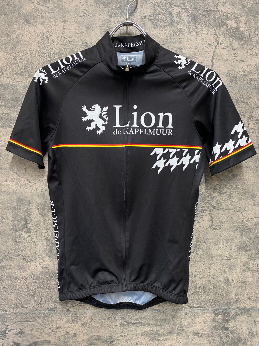 JD446 リオンドカペルミュール Lion de KAPELMUUR 半袖サイクルジャージ M 黒