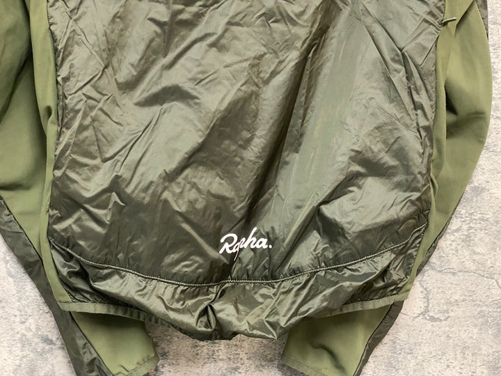 KS437 ラファ Rapha BREVET INSULATED JACKET 長袖 サイクルジャケット 深緑 M